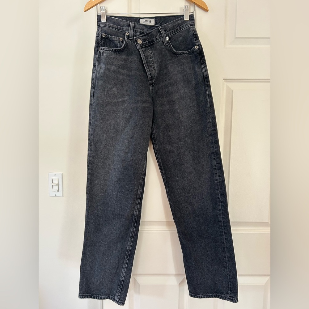 Agolde Criss Cross Organic High Waist Jean